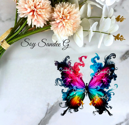 Smoke Butterfly #10 - UVDTF Decal for cups/hard surfaces sticker