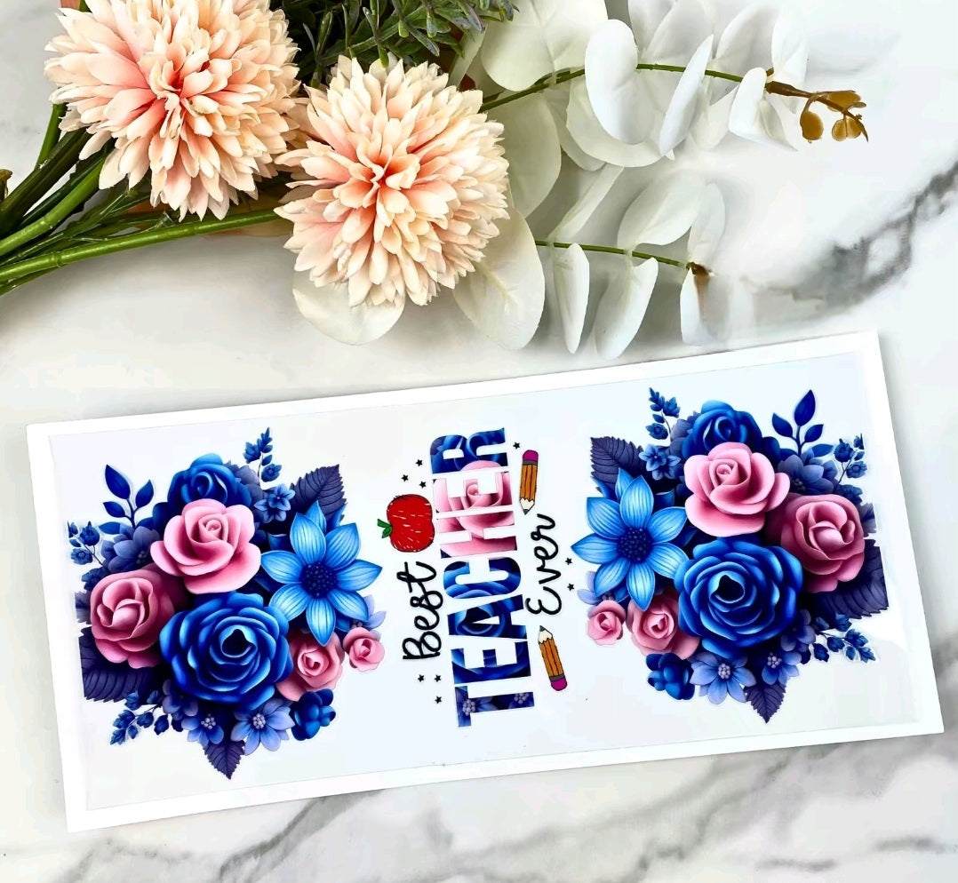 Teacher - UVDTF wrap for cups/hard surfaces sticker