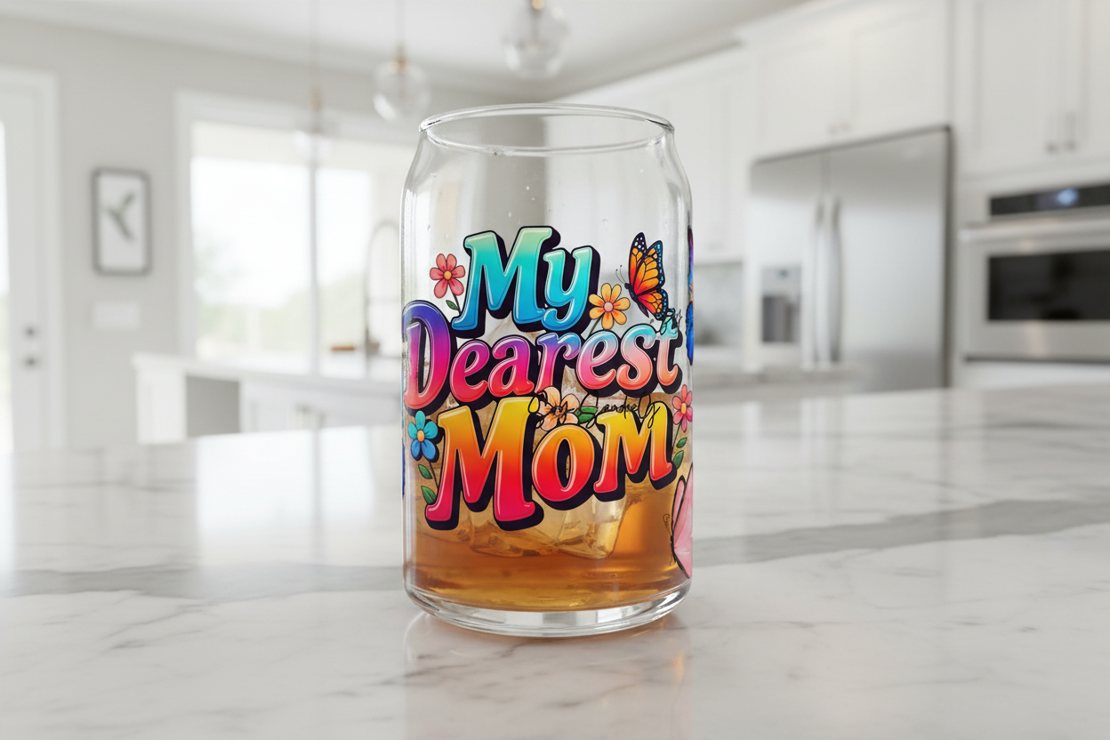 My Dearest Mom - UVDTF wrap for cups/hard surfaces sticker