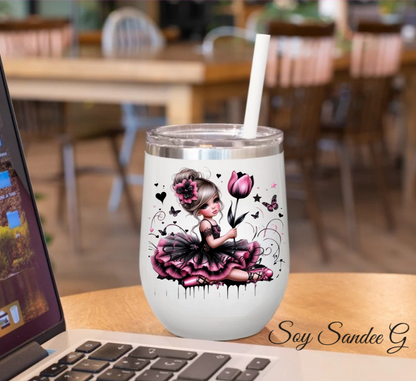 Pink Ballerina - Small UVDTF Decal for cups/hard surfaces sticker