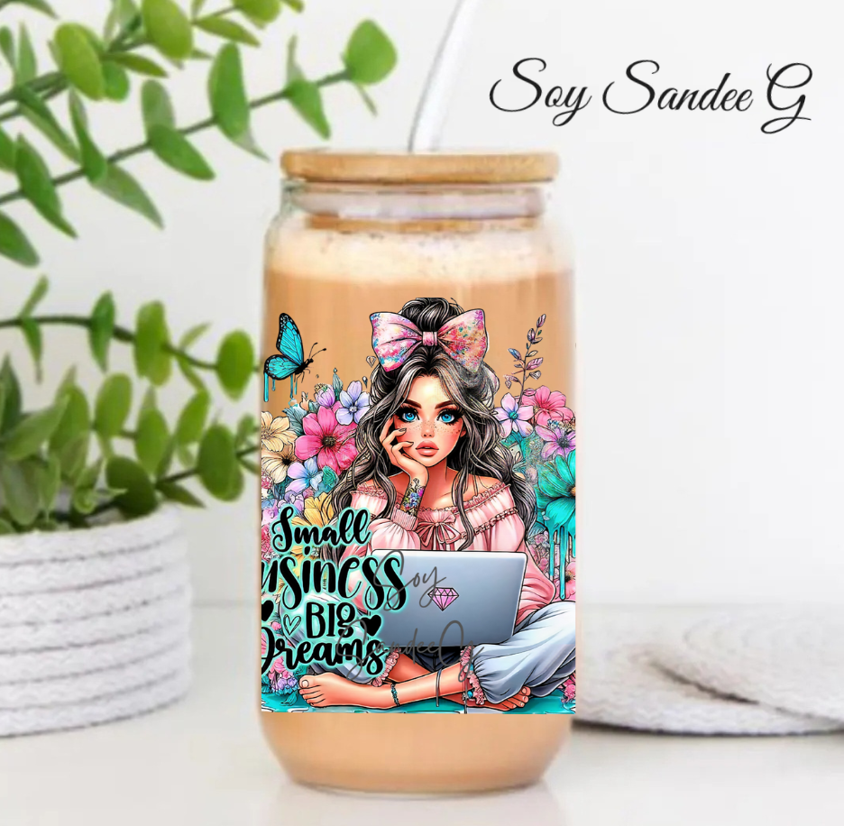 Small Business Big Dreams - UVDTF Decal for cups/hard surfaces sticker