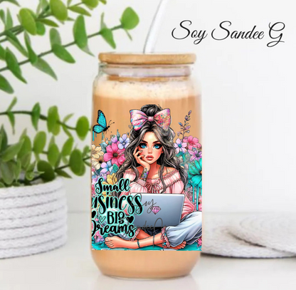 Small Business Big Dreams - UVDTF Decal for cups/hard surfaces sticker