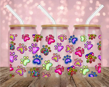 Rainbow Paws - UVDTF Wrap for cups/hard surfaces sticker