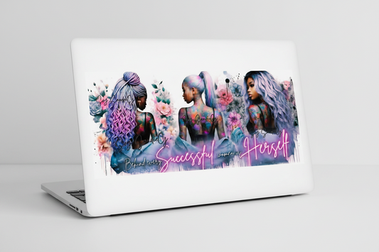 Successful Herself - UVDTF Wrap for cups/hard surfaces sticker