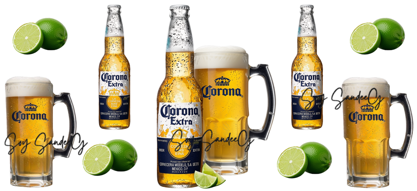 Corona Bottles - UVDTF Wrap for cups/hard surfaces sticker