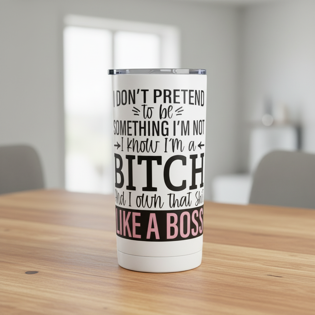 I Don't Pretend - UVDTF Decal for cups/hard surfaces sticker