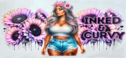 Inked & Curvy - UVDTF Wrap for cups/ hard surfaces sticker