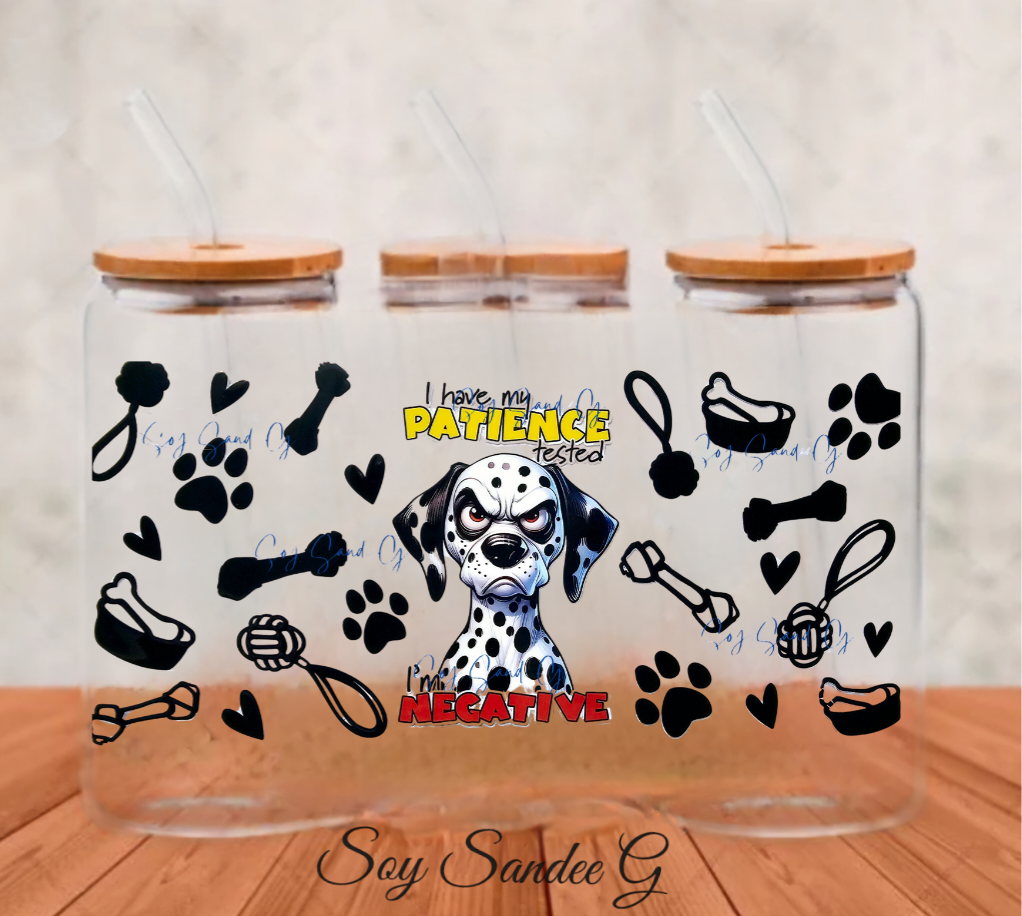 My Patience Tested - UVDTF Wrap for cups/hard surfaces sticker