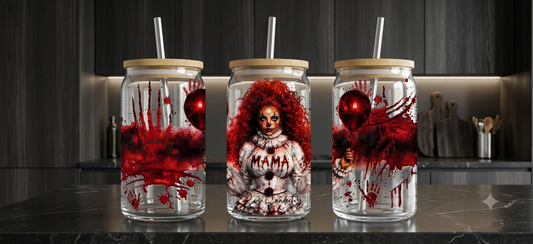 Mama Red Balloons - UVDTF Wrap for cups/hard surfaces sticker