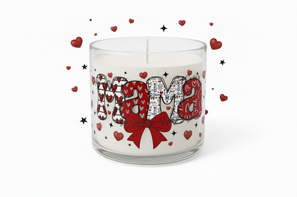 Mama Red Hearts - UVDTF Wrap for cups/hard surfaces sticker