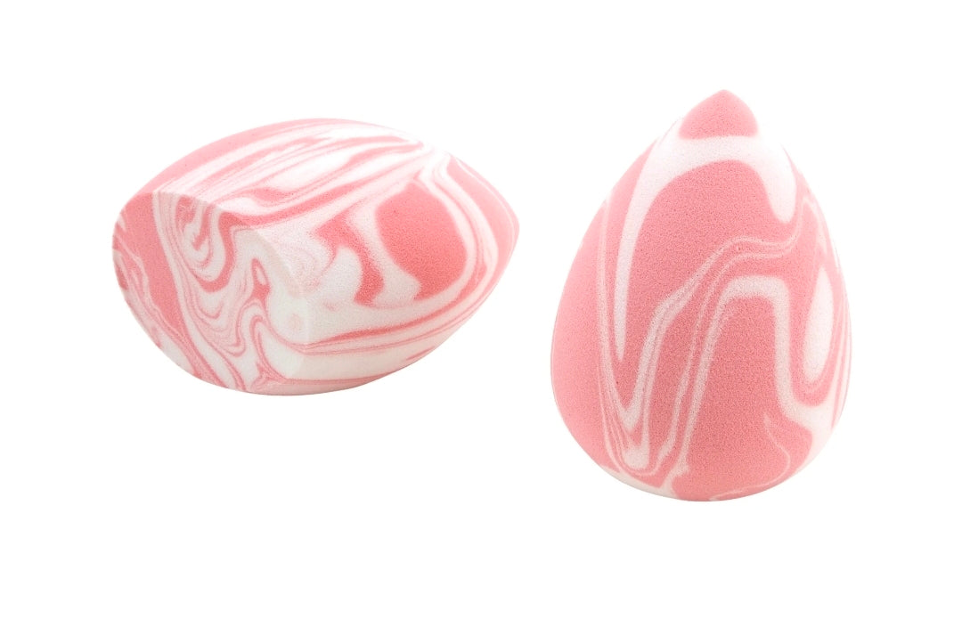 Mini Marbled Makeup Sponge - 4 piece