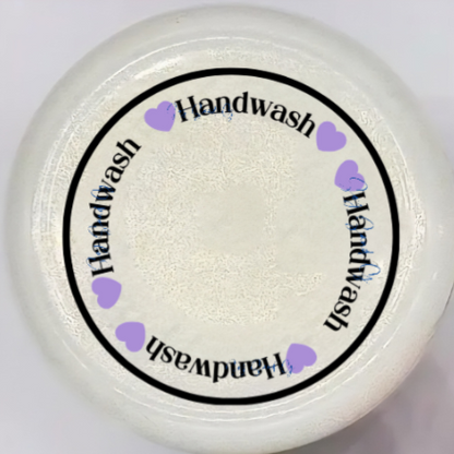 Cup Care Instructions (Purple Hearts) - UVDTF Decal for cups/tumblers sticker