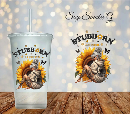 Stubborn - UVDTF decal for cups/hard surfaces sticker