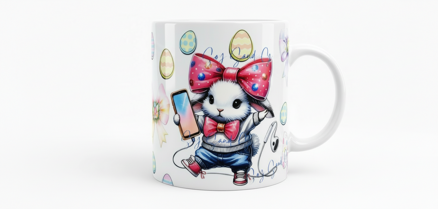 Bunny & Bows - UVDTF Wrap for cups/hard surfaces sticker