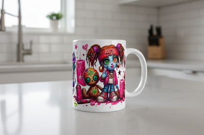 Halloween Street Art - UVDTF Wrap for cups/hard surfaces sticker