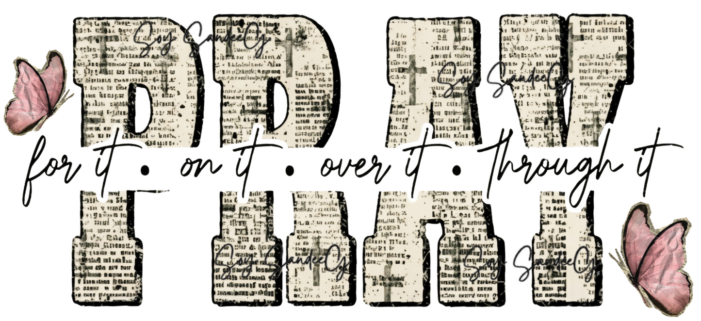 Pray - UVDTF Wrap for cups/hard surfaces sticker