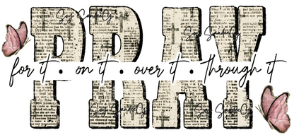 Pray - UVDTF Wrap for cups/hard surfaces sticker