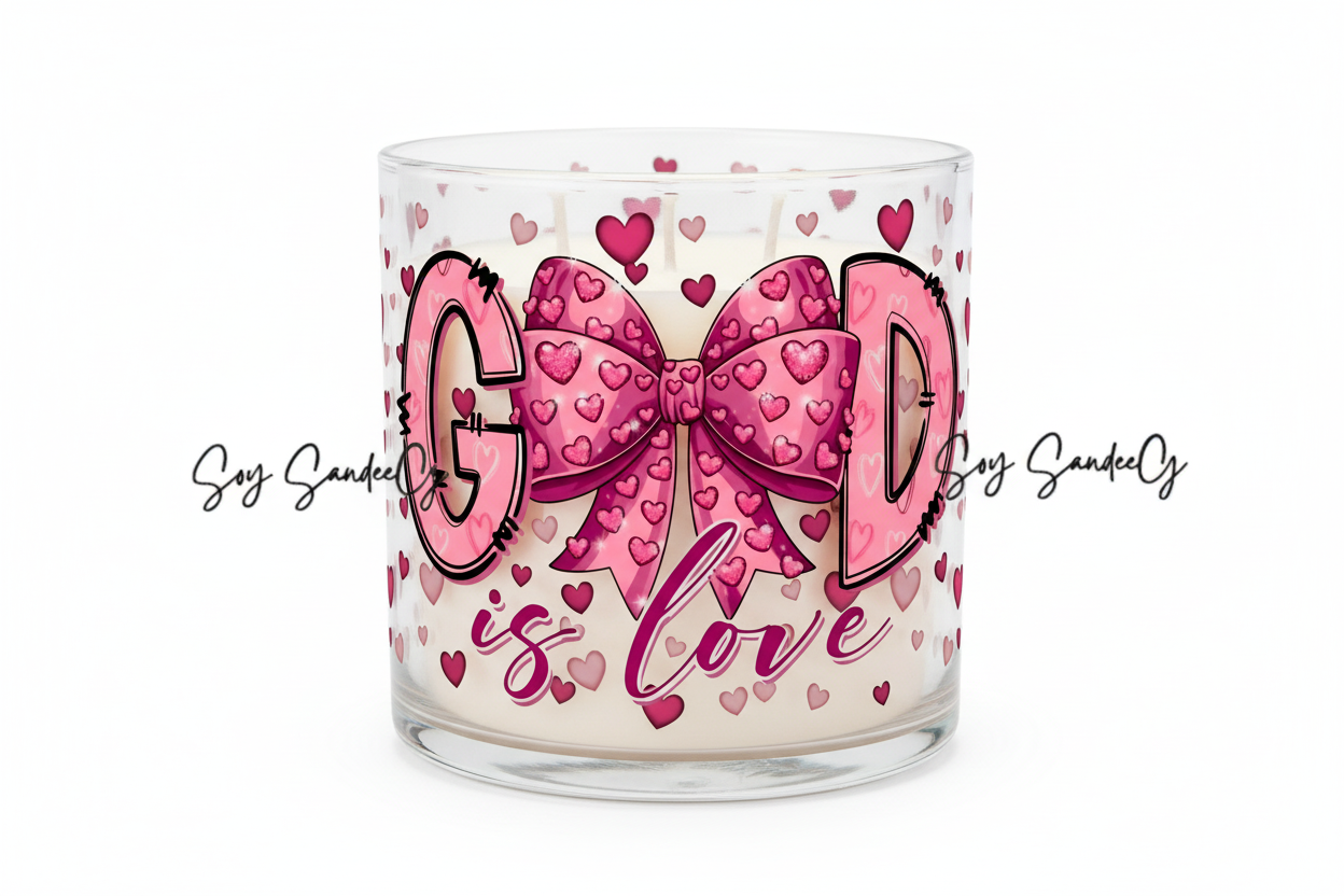 God is Love - UVDTF Wrap for cups/hard surfaces sticker