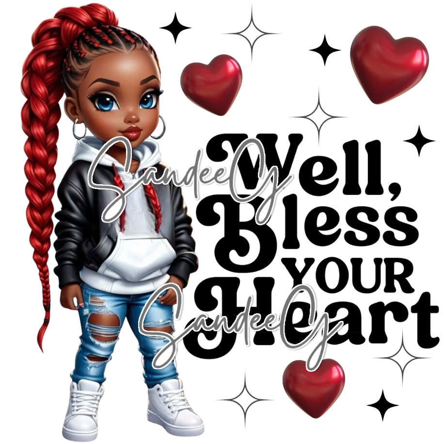 Well Bless Your Heart - UVDTF Decal for cups/hard surfaces sticker