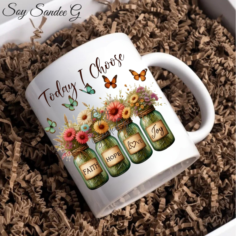Today I Choose (4Jars) - UVDTF Decal for cups/hard surfaces sticker