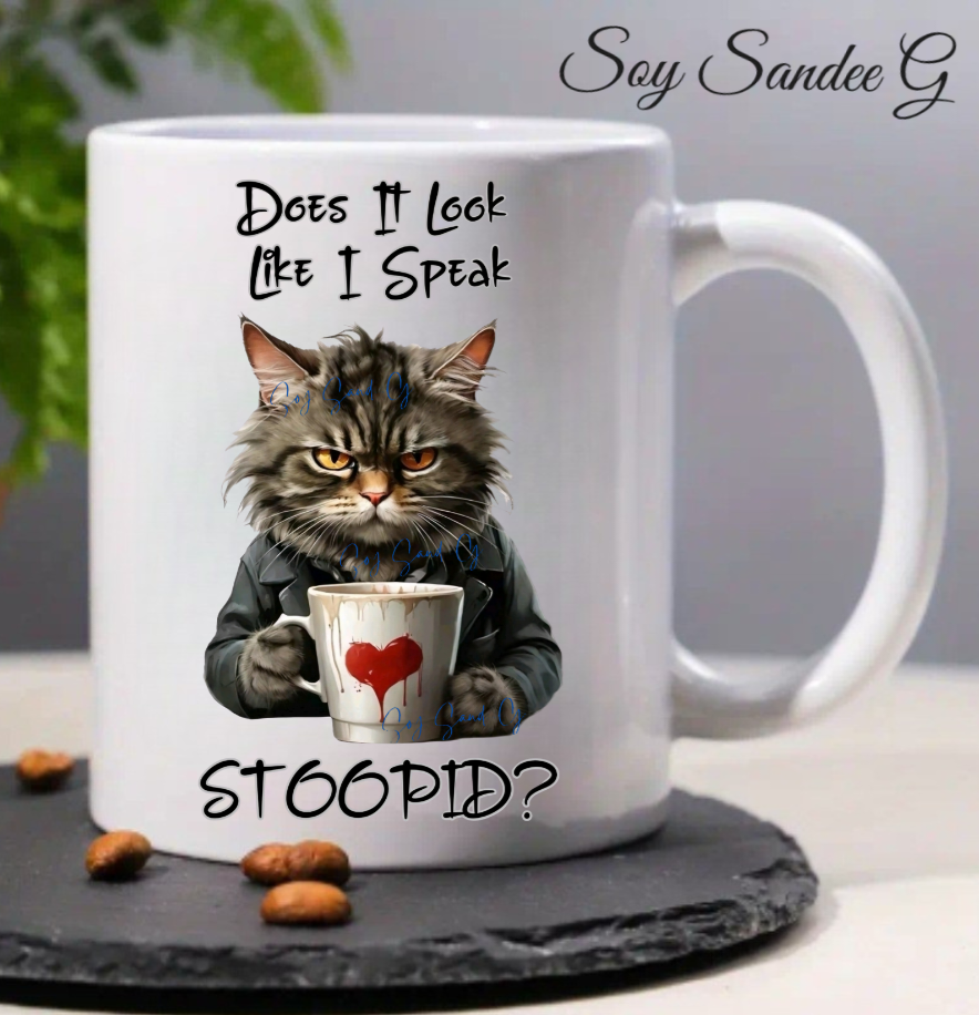 Does It Look Like I Speak Stoopid? - UVDTF Decal for cups/hard surfaces sticker