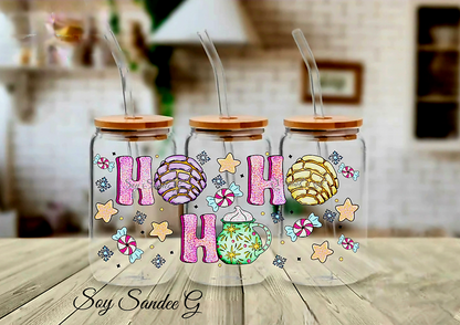 Ho Ho Ho - UVDTF Wrap for cups/hard surfaces sticker