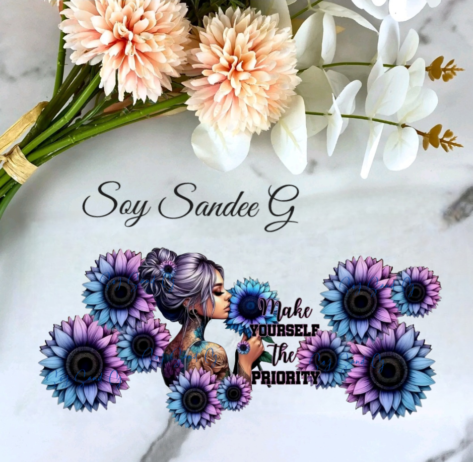 Make Yourself the Priority - UVDTF Wrap for cups/hard surfaces sticker