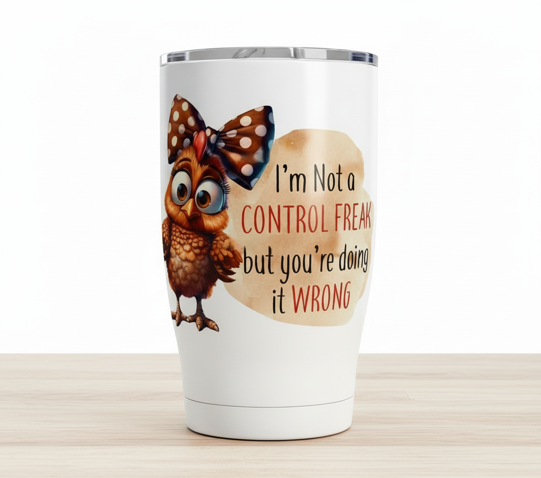 I'm Not a Control Freak - UVDTF Decal for cups/hard surfaces sticker