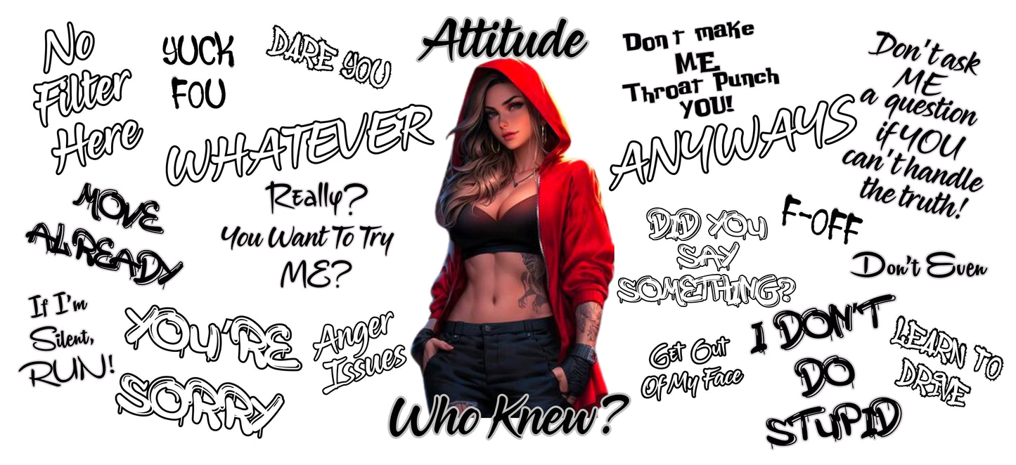 Attitude? UVDTF wrap