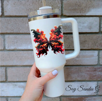 Calcomanía UVDTF Smoke Butterfly n.° 5