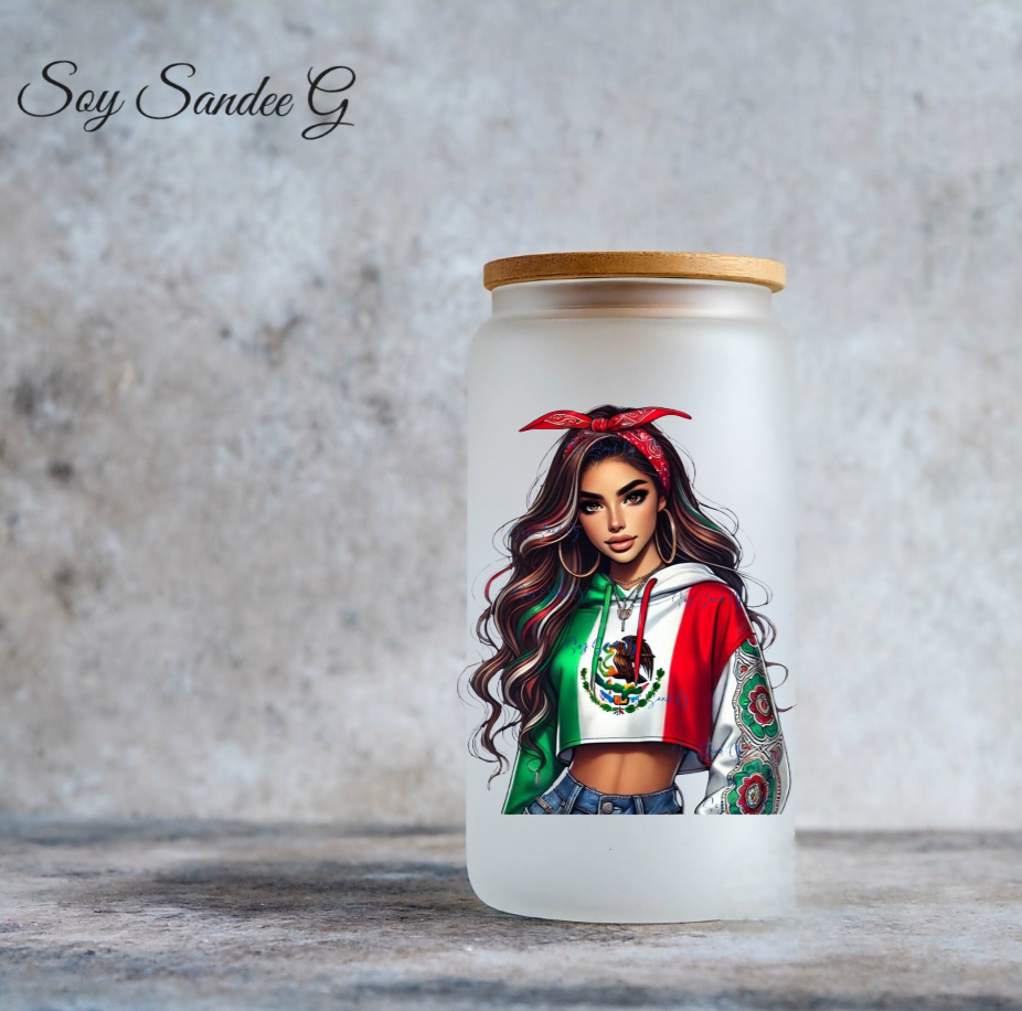 Sexy Mexican Latina #1 - UVDTF Decal for cups/hard surfaces