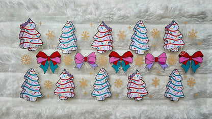 Little Christmas Trees - UVDTF Wrap for cups/hard surfaces sticker