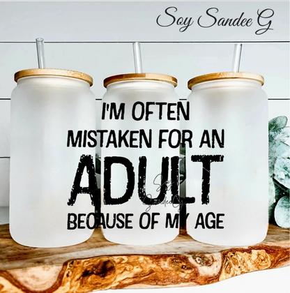 I'm Often Mistaken - UVDTF Decal for cups/hard surfaces sticker