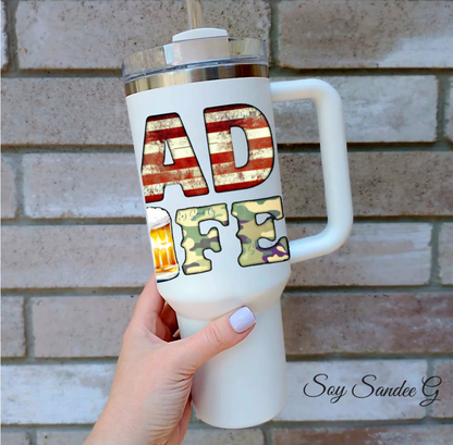 Dad Life - UVDTF decal for cups/hard surfaces sticker