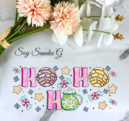 Ho Ho Ho - UVDTF Wrap for cups/hard surfaces sticker