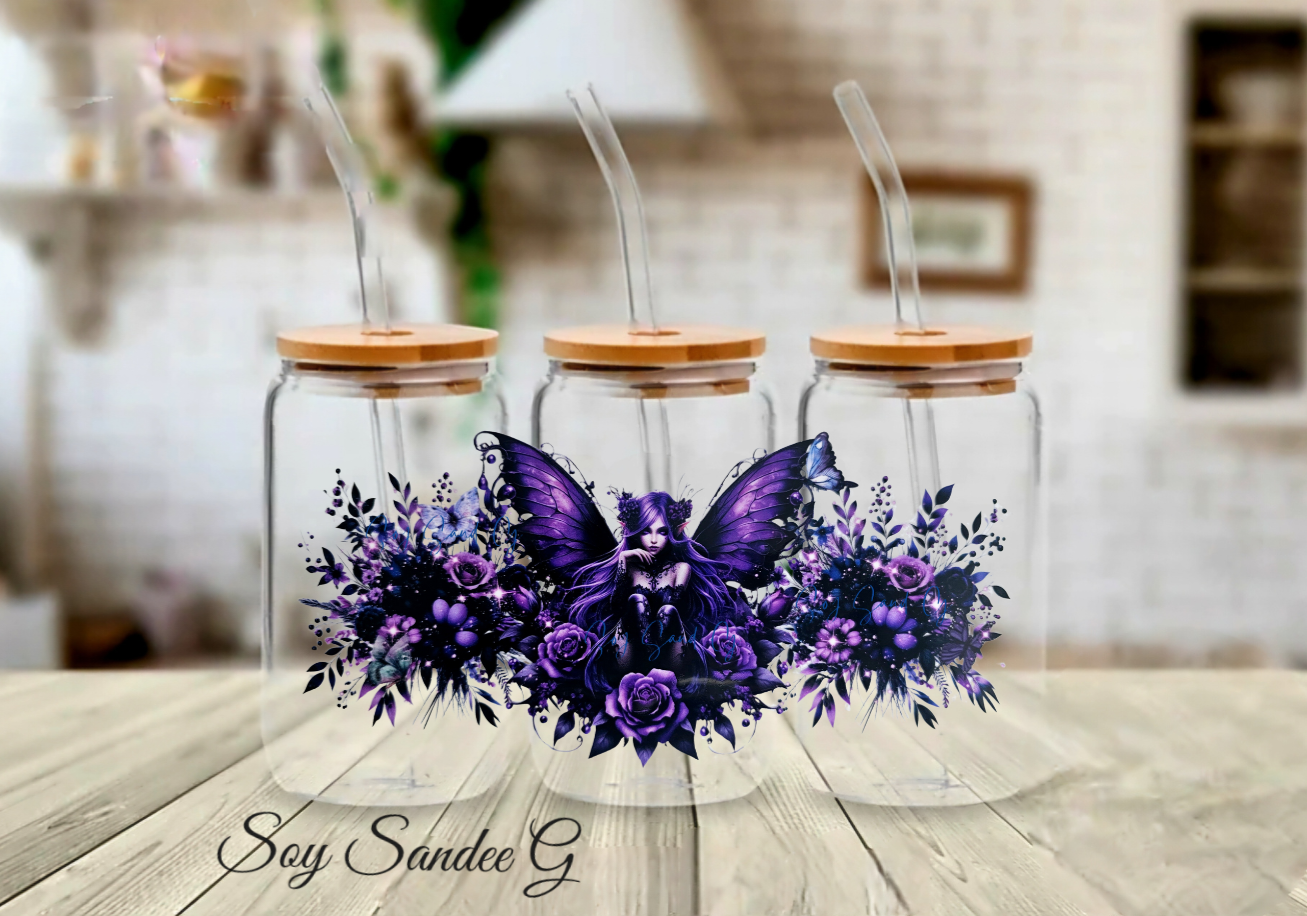Purple Fairy - UVDTF Wrap for cups/hard surfaces sticker