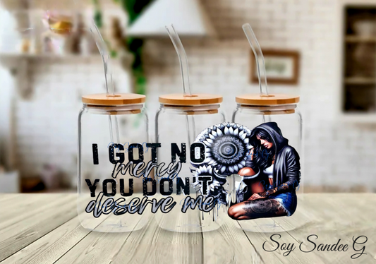 I Got No Mercy - UVDTF Wrap for cups/hard surfaces sticker