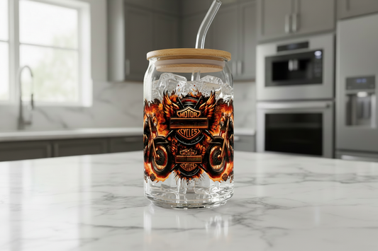 Orange Motorcycles - UVDTF Decal for cups/hard surfaces sticker