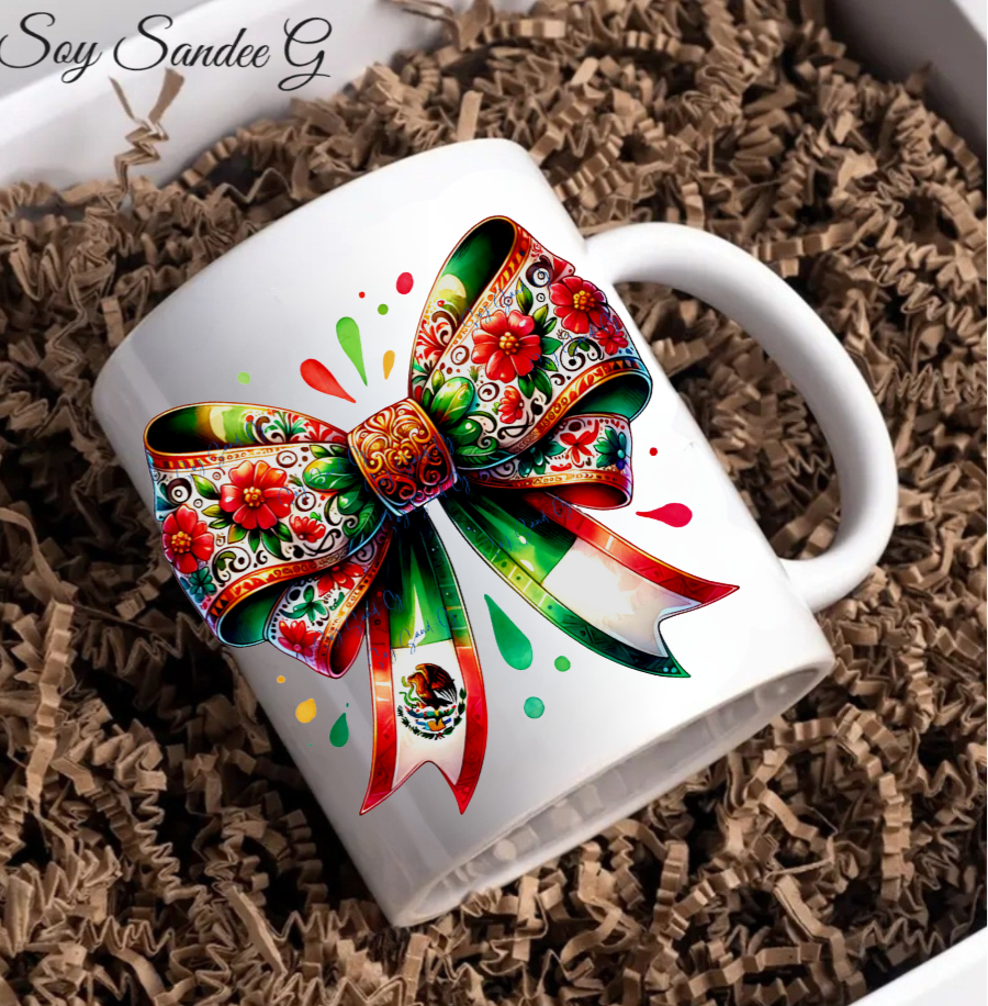 Mexican Coquette Bow #2 - UVDTF Decal for cups/hard surfaces