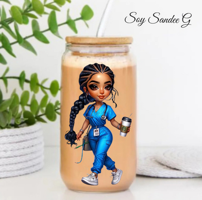 Pretty Nurse #3 - UVDTF Decal for cups/hard surfaces sticker