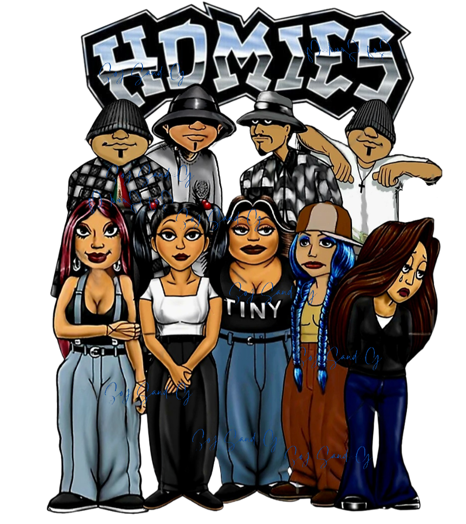 Cholas & Homies - UVDTF Decal for cups/hard surfaces