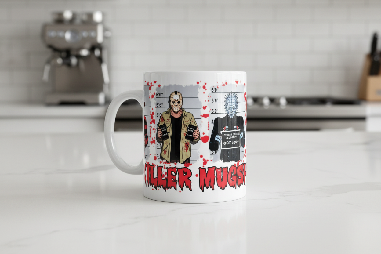 Killer Mugshot - UVDTF Wrap for cups/hard surfaces sticker