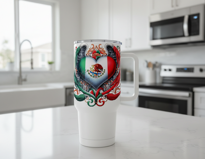Mexican Angel Wings Heart - UVDTF Decal for cups/hard surfaces sticker