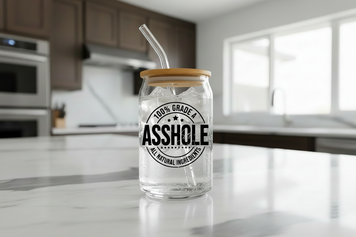 100% Grade A A-Hole - UVDTF Decal for cups/hard surfaces sticker