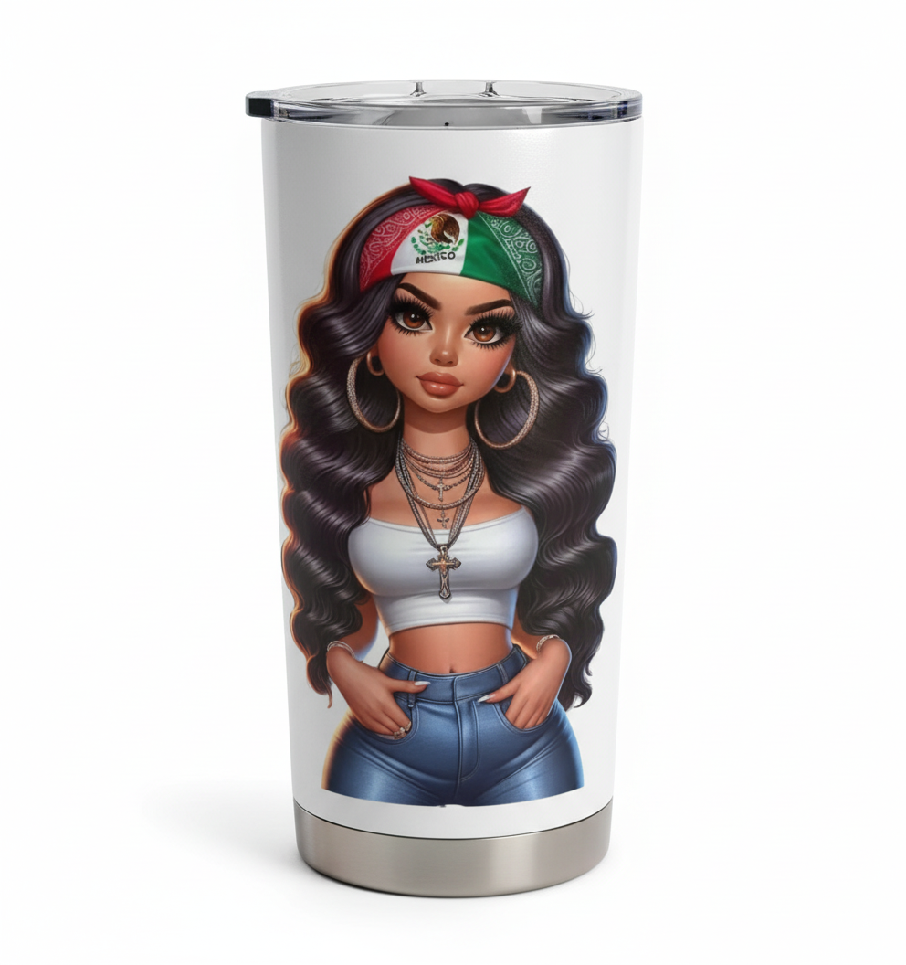 Sexy Mexican Latina #2 - UVDTF Decal for cups/hard surfaces sticker