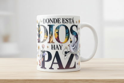 Donde está Dios (Where God Is) - UVDTF Wrap for cups/hard surfaces sticker