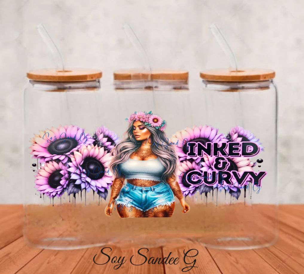 Inked & Curvy - UVDTF Wrap for cups/ hard surfaces sticker