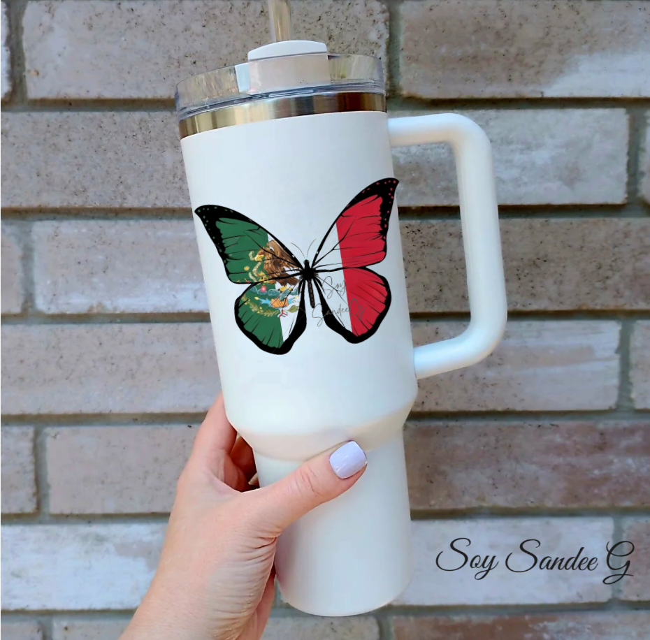 Mexican Butterfly #2 - UVDTF Decal for cups/hard surfaces sticker
