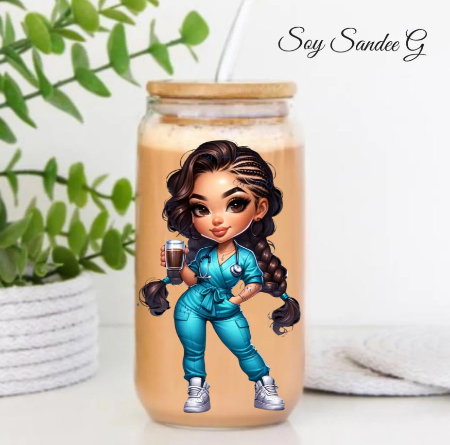 Pretty Nurse #1 - UVDTF Decal for cups/hard surfaces sticker