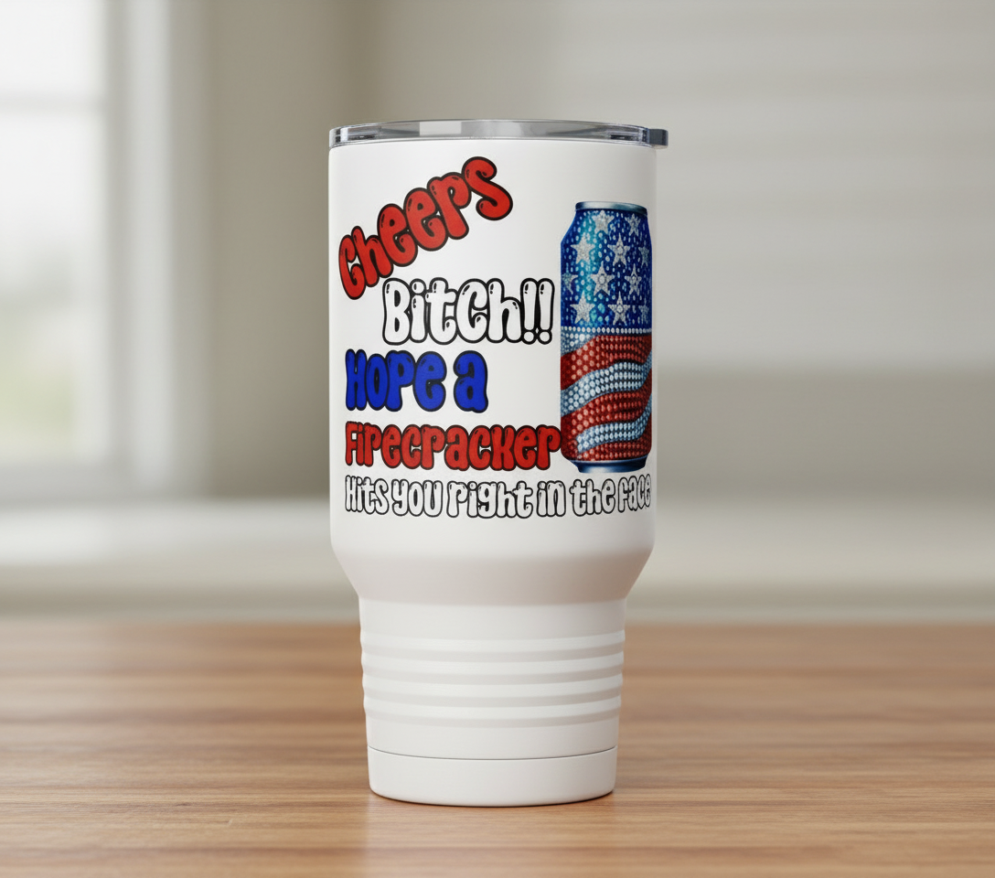 Cheers B*tch! - UVDTF Decal for cups/hard surfaces sticker